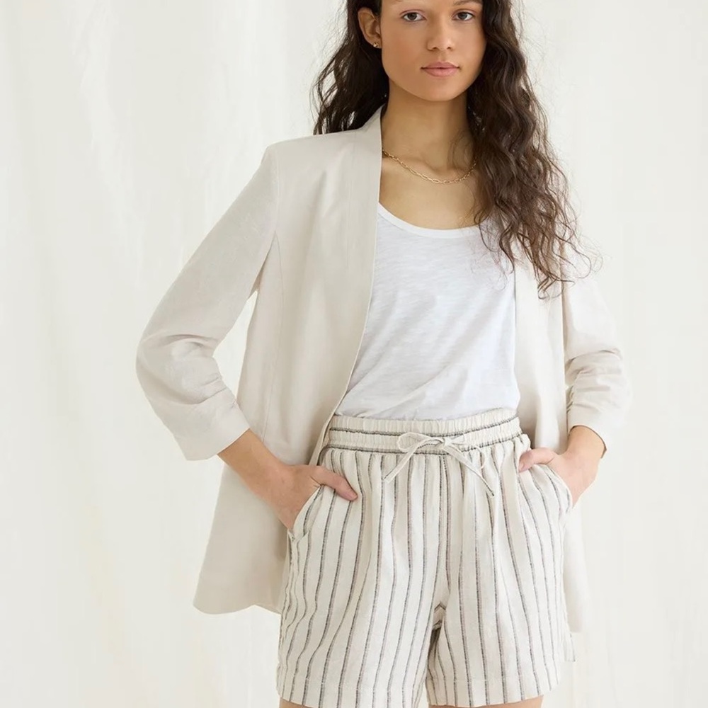 Reitmans Linen Shorts with Drawstring